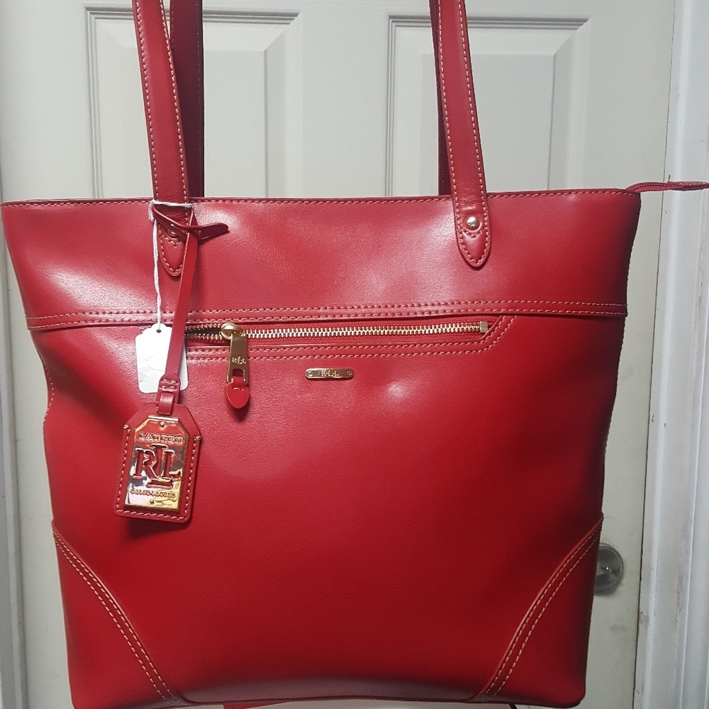 Brand new Ralph Lauren pure cow leather bag